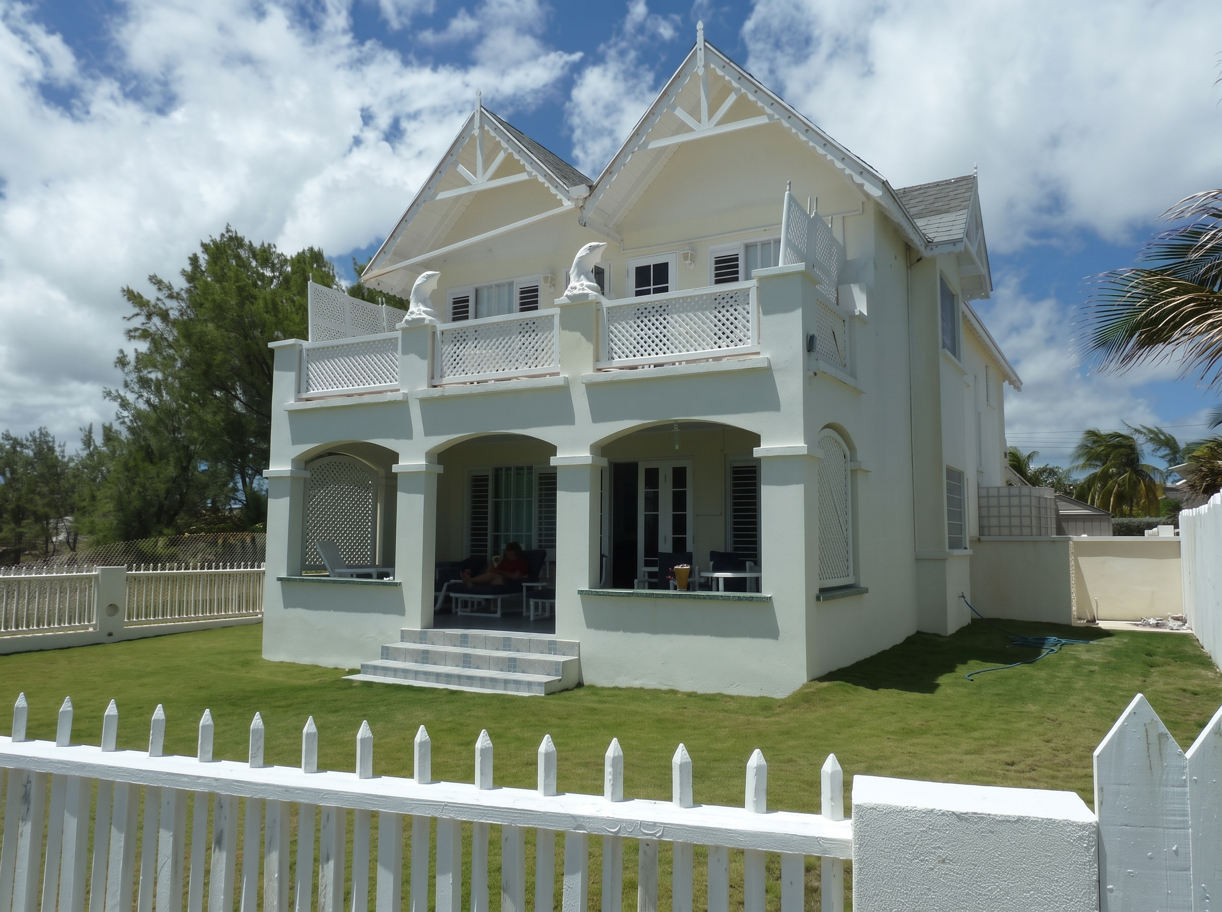 Seafront property exterior